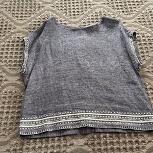 Sigrid Olsen Linen Top